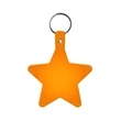 Star Key Tag with Split Ring Keychain | https://www.bestnamebadges.com