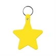 Star Key Tag with Split Ring Keychain | https://www.bestnamebadges.com