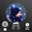 Animated LED Snowflakes Picture Frame | https://www.bestnamebadges.com