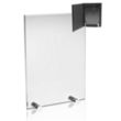 Small Chroma Glass Awards with Double Stand | https://www.bestnamebadges.com