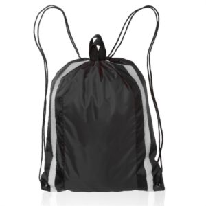 Large Reflector Drawstring Backpacks | https://www.bestnamebadges.com