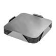 6 Piece Square Coaster Set with Stand | https://www.bestnamebadges.com