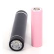 2600 mAH Anodized aluminum power bank with built-in LED | https://www.bestnamebadges.com