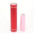 2600 mAH Anodized aluminum power bank with built-in LED | https://www.bestnamebadges.com