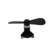 Mini USB Fan with Lightning and Micro | https://www.bestnamebadges.com