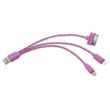 Trio USB Charging Cable for iPhone | https://www.bestnamebadges.com