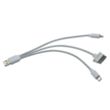 Trio USB Charging Cable for iPhone | https://www.bestnamebadges.com