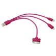 Trio USB Charging Cable for iPhone | https://www.bestnamebadges.com