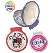 Pocket Size Round Mirror - Full Color Print | https://www.bestnamebadges.com