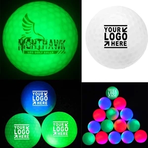 Glow-in-the-Dark LED Golf Balls for Night Play