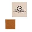 4" Square Absorbent Stone Coaster | https://www.bestnamebadges.com