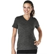 Women's Space Dye Performance Tee | https://www.bestnamebadges.com