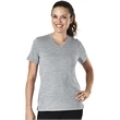 Women's Space Dye Performance Tee | https://www.bestnamebadges.com