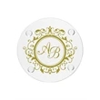 4" Round Glass Coaster | https://www.bestnamebadges.com