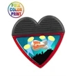 Heart Shaped Magnetic Memo Clip | https://www.bestnamebadges.com