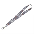 1" Textured Polyester Multi-Color Sublimation Lanyard | https://www.bestnamebadges.com