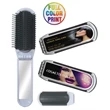 Folding Hair Brush & Mirror Set - Full Color | https://www.bestnamebadges.com