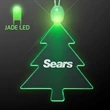 Acrylic Christmas Tree Shape Necklace with LED | https://www.bestnamebadges.com
