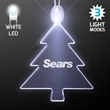 Acrylic Christmas Tree Shape Necklace with LED | https://www.bestnamebadges.com