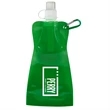 16 oz Collapsible Water Bottle with Carabiner | https://www.bestnamebadges.com