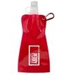 16 oz Collapsible Water Bottle with Carabiner | https://www.bestnamebadges.com