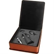 Rawhide Leatherette 3-Piece Wine Tool Set | https://www.bestnamebadges.com