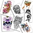 Custom Temporary Tattoos 3"x4" | https://www.bestnamebadges.com