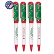 Certified USA Made, Holiday Candy Cane Designed Twist Pen | https://www.bestnamebadges.com