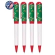Certified USA Made, Holiday Candy Cane Designed Twist Pen | https://www.bestnamebadges.com