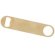 Paddle Style Brushed Gold Bottle Opener | https://www.bestnamebadges.com