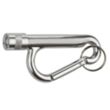 Metal Carabiner Flashlight with Split Ring Attachment | https://www.bestnamebadges.com