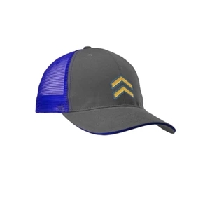 Seneca Two Tone Structured Mesh Trucker Hat | https://www.bestnamebadges.com