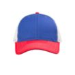 Cameron Snap Back Tri-Color Baseball Cap | https://www.bestnamebadges.com