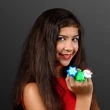 Blinky Soft Christmas Rings - ASSORTED | https://www.bestnamebadges.com