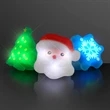 Blinky Soft Christmas Rings - ASSORTED | https://www.bestnamebadges.com