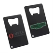 Matte Black Powder Coated Credit Card Bottle Opener | https://www.bestnamebadges.com