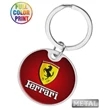 Round Shaped Flat Metal Keychain | https://www.bestnamebadges.com