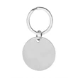 Round Shaped Flat Metal Keychain | https://www.bestnamebadges.com