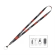 1/2" Super Soft Polyester Multi-Color Sublimation Lanyard | https://www.bestnamebadges.com