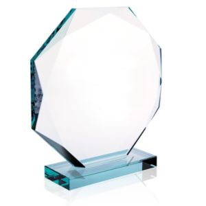 Jade Octagon Award - Medium | https://www.bestnamebadges.com