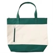 Zippered Beach Tote Bag | https://www.bestnamebadges.com