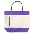 Zippered Beach Tote Bag | https://www.bestnamebadges.com