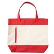Zippered Beach Tote Bag | https://www.bestnamebadges.com