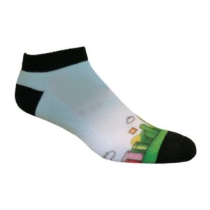Made in the USA Athletic Low-Cut Socks With DTG Printing