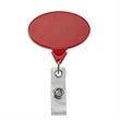 Oval Shaped Retractable Badge Reel | https://www.bestnamebadges.com