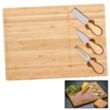Astor Bamboo Cheese Board Knife Set | https://www.bestnamebadges.com