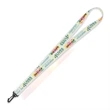 3/4" Super Soft Polyester Multi-Color Sublimation Lanyard | https://www.bestnamebadges.com
