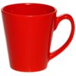 12 oz. Glossy Ceramic Latte Custom Coffee Mug | https://www.bestnamebadges.com