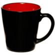 12 oz. Two-Tone Latte Custom Mug | https://www.bestnamebadges.com