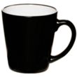 12 oz. Two-Tone Latte Custom Mug | https://www.bestnamebadges.com
